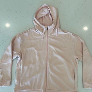 Nike Light Pink Zip-Up Hoodie, Women’s L